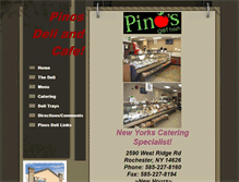 Tablet Screenshot of pinosdeli.com